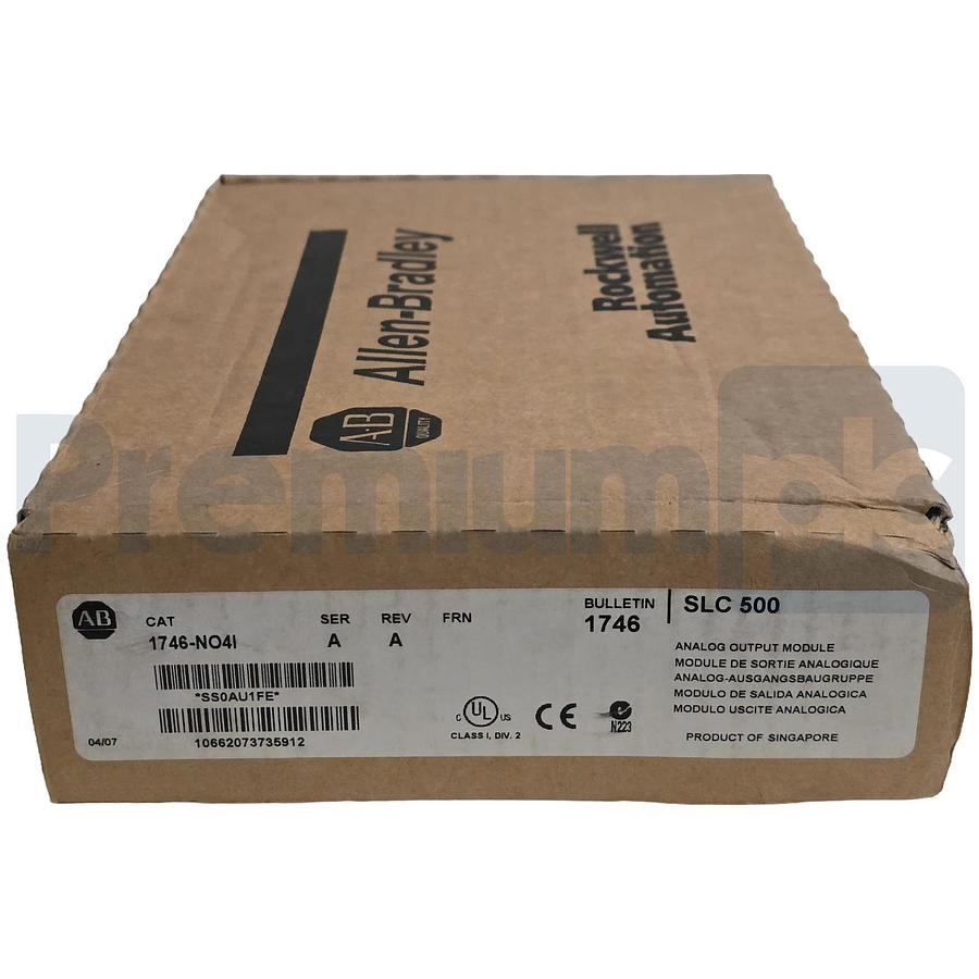 Allen Bradley 1746-NO4I /A SLC 500 4-Ch Analog Output Module 1746NO4I NSMP