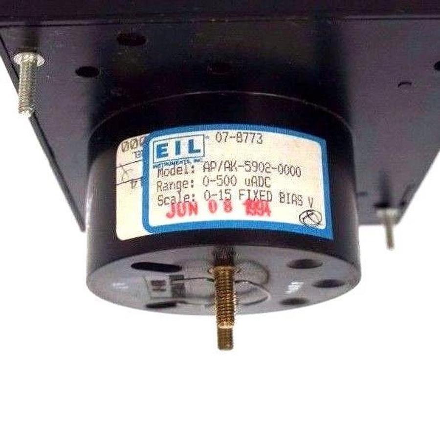 NIB API EIL AP/AK-5902-0000 PANEL METER 0-500 uADC, 0-15 FIXED BIAS V