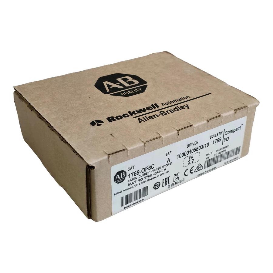 Used ALLEN BRADLEY 1769-OF8C /A CompactLogix 8CH ANALOG OUTPUT MODULE F/W: 2.2 NSFS