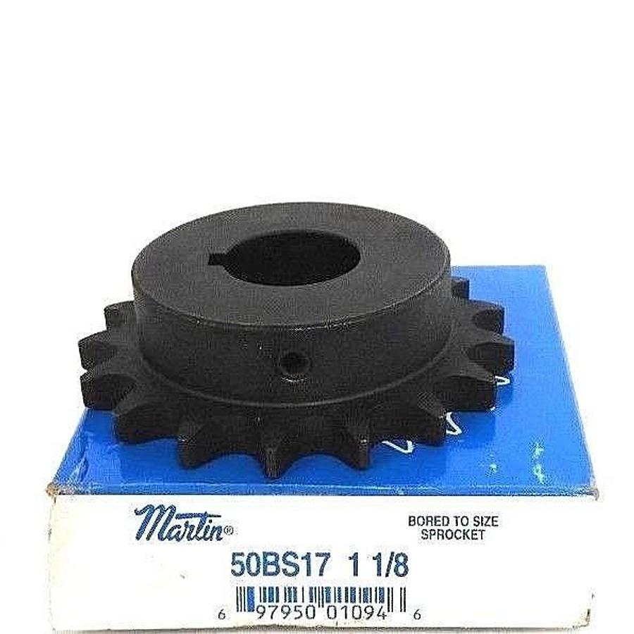Used NIB MARTIN 50BS17 1 1/8 BORED TO SIZE SPROCKET 50BS17118