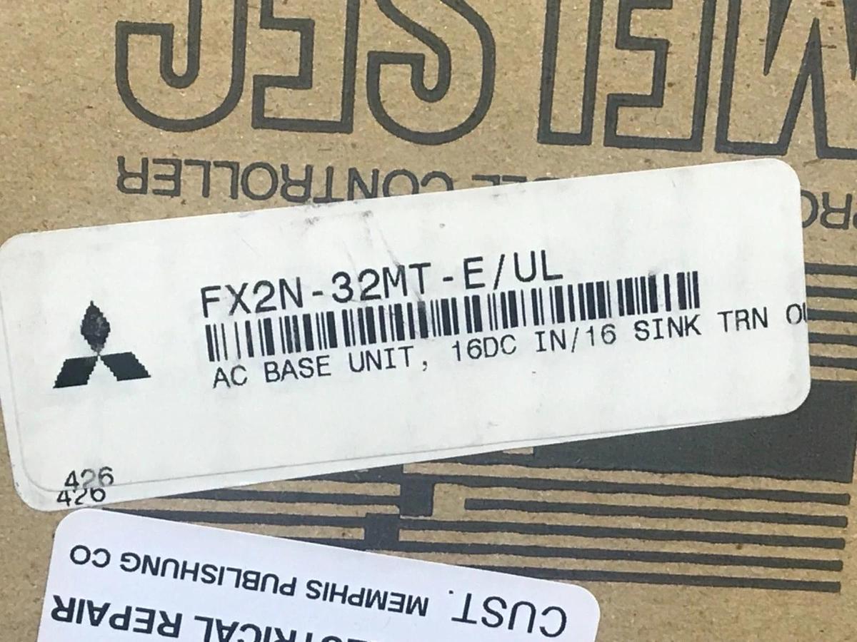 Refurbished MITSUBISHI FX2N-32MT-E/UL PROGRAMMABLE CONTROLLER MALSEC TRANSISTOR UNIT