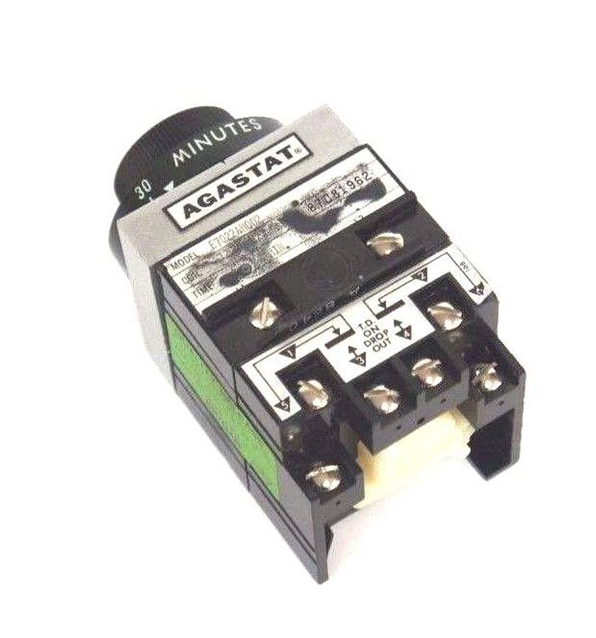 Used TYCO AGASTAT E7022AH002 RELAY 3-30MINUTE TIMING