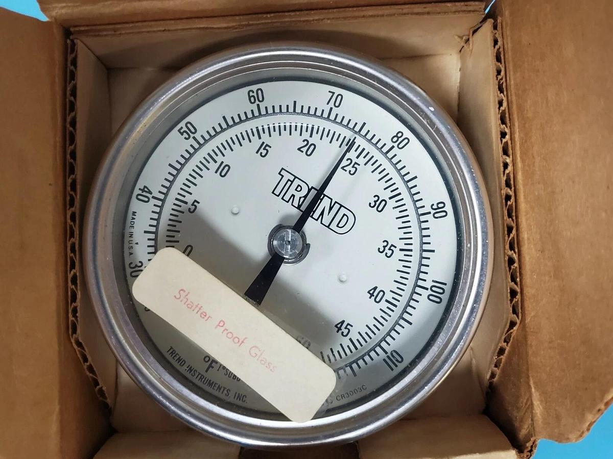 NIB TREND INSTRUMENTS MODEL: 30 CONN 1/2 NPT 25-125 DEG. F 9''/228.6mm
