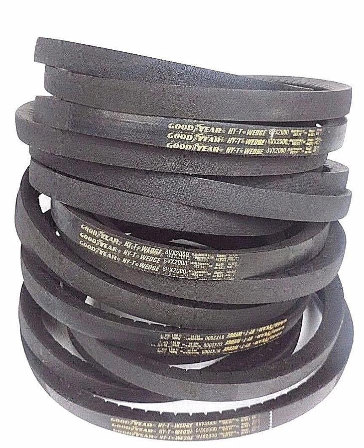 Used (4) NEW GOODYEAR 8VX2000 HY-T WEDGE MATCHMAKER BELTS 1'' WIDE 200'' OC COGGED