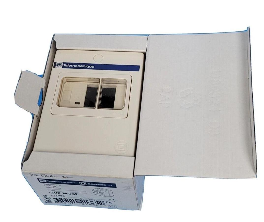 Used NEW TELEMECANIQUE SQUARE D GV2-MC02 ENCLOSURE GV2MC02