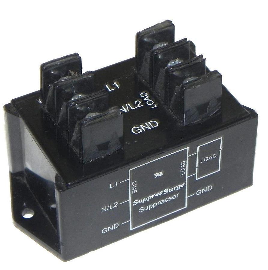 Used SUPPRESSURGE 587B151 AC POWERLINE PROTECTOR 15AMPS 120VAC 50/60HZ