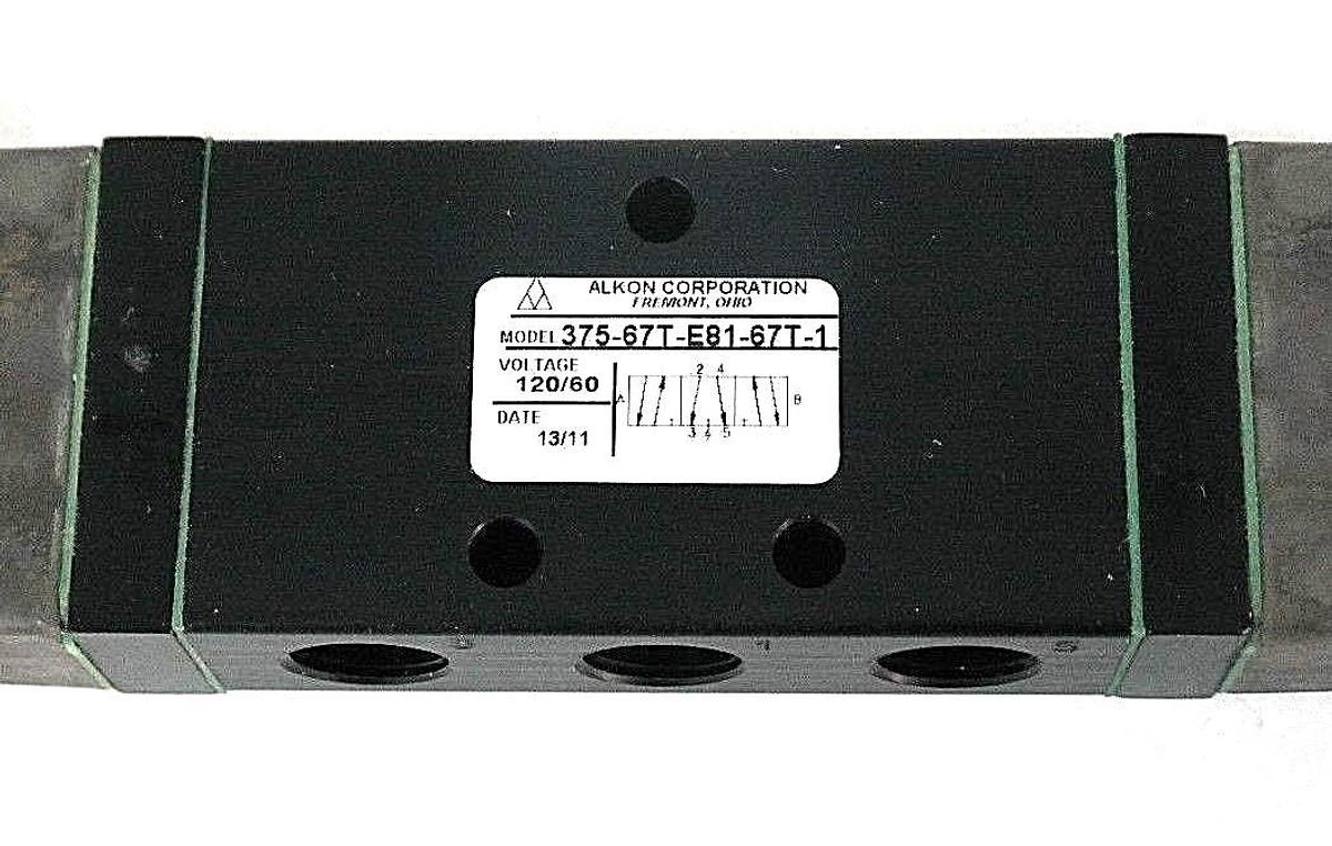 NIB OMNI ALKON 375-67T-E81-67T-1 AIR VALVE W/ (2) 26A01039 & (2) 39A01066 COILS