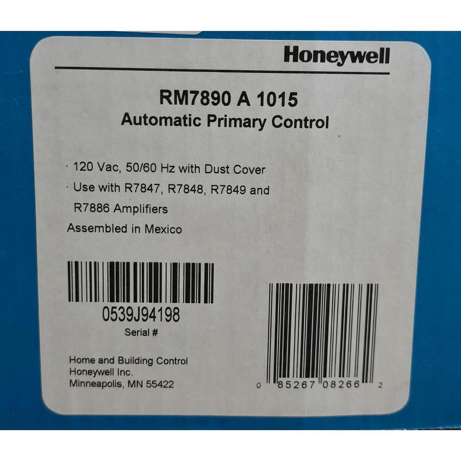 HONEYWELL RM7890 A 1015 / RM7890A1015 AUTOMATIC PRIMARY CONTROL 120VAC NSMP
