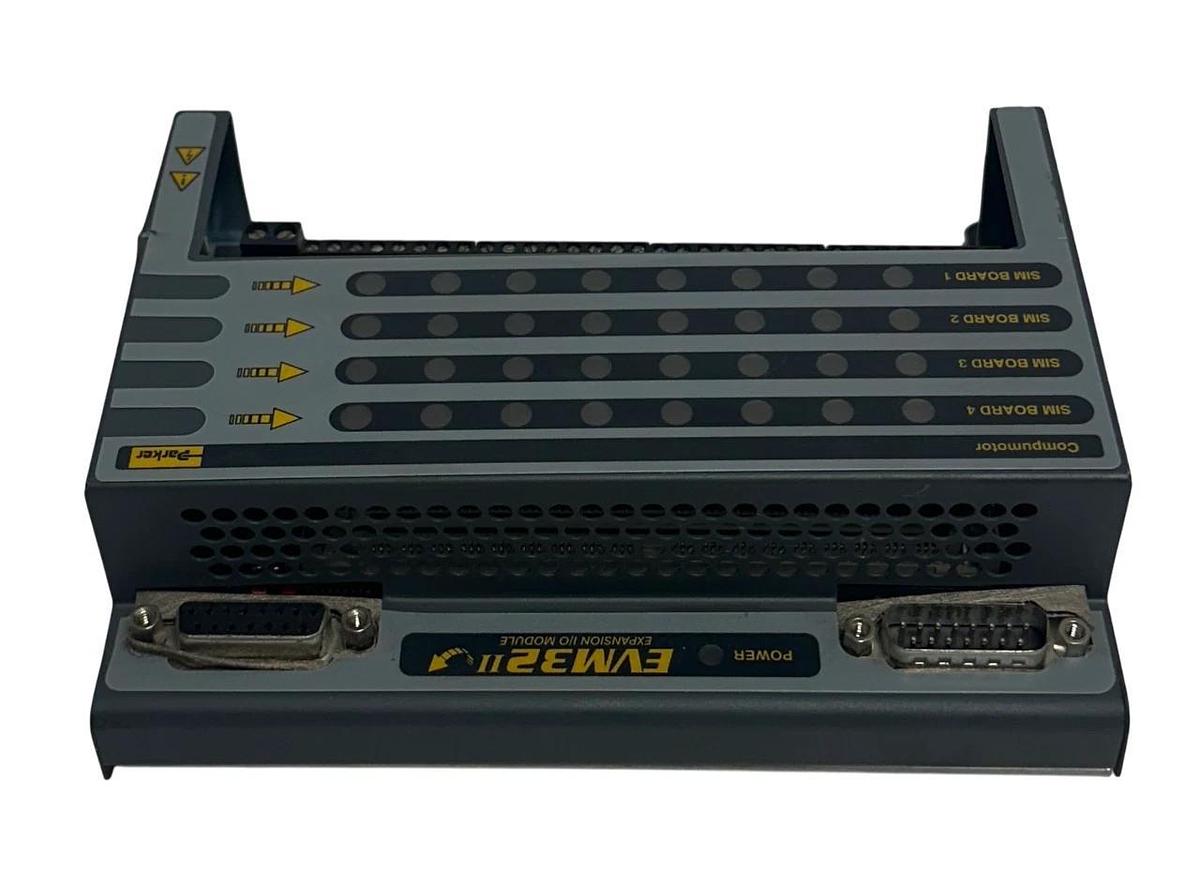 Used PARKER EVM32-II / EVM32II Compumotor EXPANSION I/O MODULE ANALOG USNP *DENTED