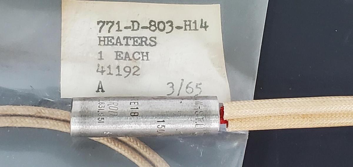 Used LOT OF 4 WATLOW FIREBIRD G1E1B CARTRIDGE HEATERS 230V 150W