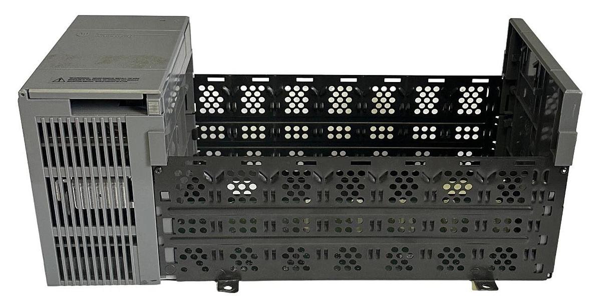Used ALLEN BRADLEY 1746-P2 /C SLC 500 POWER SUPPLY W/ 1746-A7 /B 7-SLOT PLC CHASSIS