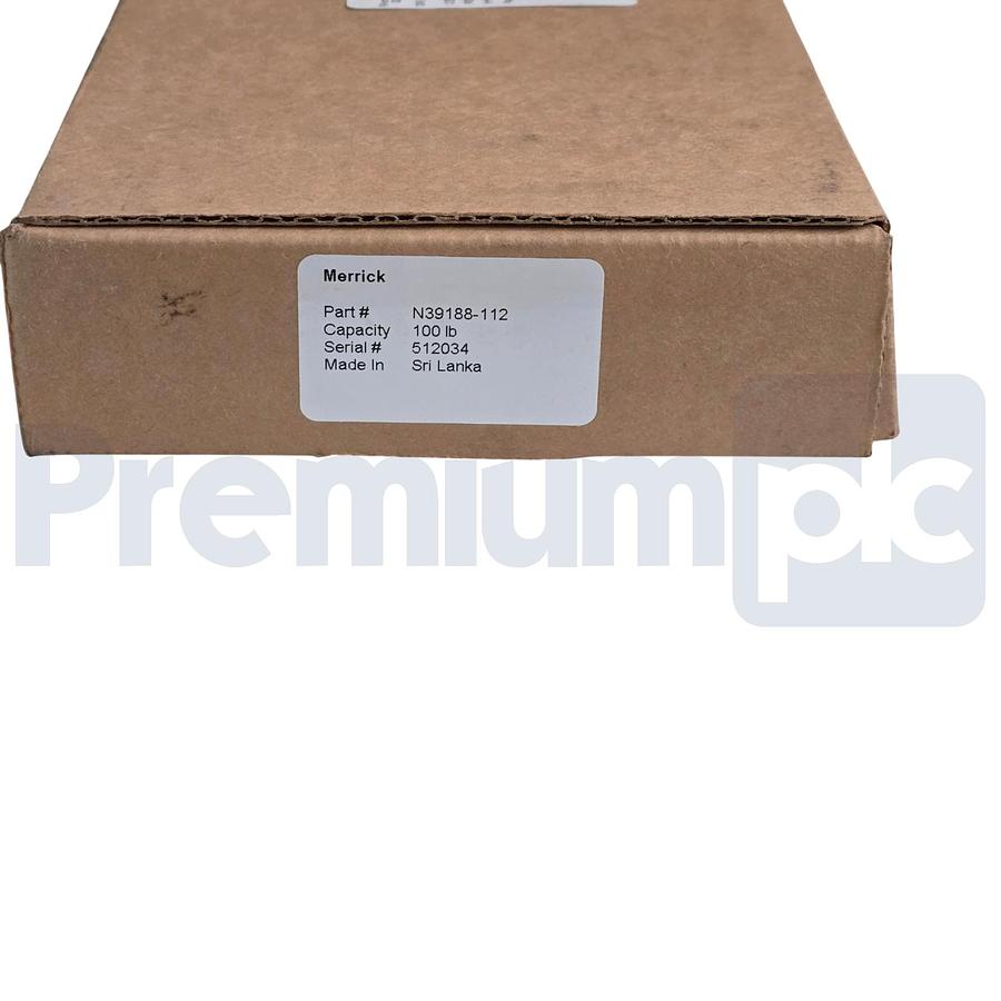 Used Merrick N39188-112 Weigh Feeder Belt Scale Load Cell 2.0 mV/V 100lb Cap. 4-Wire