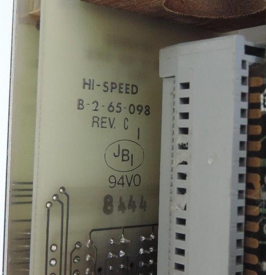 Used HI-SPEED P2-62-122, P2-63-004, B-2-65-098 WEIGHT FEEDBACK MODULE ASSEMBLY