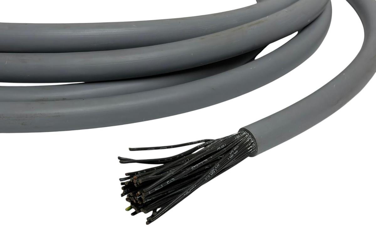 Used Helukabel JZ-500 50G0.5 QMM Control Cable 50 Pin Female D-Sub Pigtail Harness