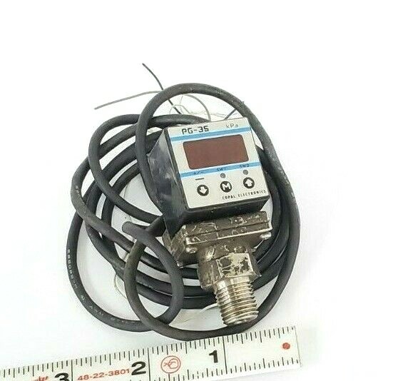 Used COPAL PG-35-102R-PR2-104 PRESSURE GAUGE -100~100kPA PG-35 PG35102RPR2104