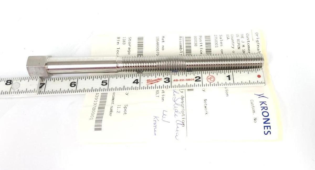 Used NEW KRONES 1-054-49-007-0 SPINDLE BOLT 1054490070