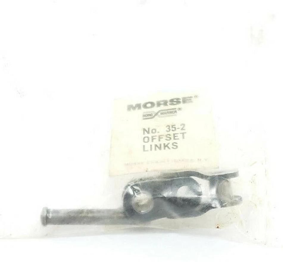 Used LOT OF 2 NEW MORSE NO. 35-2 OFFSET ROLLER CHAIN LINKS