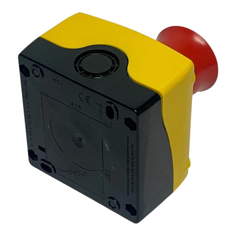 BACO LBX15301 Emergency Stop Switch Enclosure 40mm Red Mushroom Push-Pull, NSMP