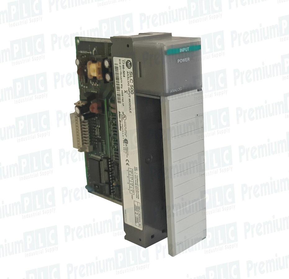 Used USED ALLEN BRADLEY 1746-NI4 SER. A SLC 500 ANALOG INPUT MODULE 1746NI4