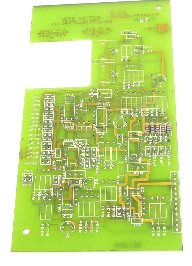 NEW MORR CONTROL 08-600-08 REV. A PH/ORP CONDITIONER BOARD PCB P/N: 07-020-75