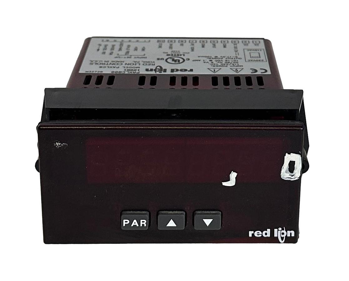 Used RED LION PAXLC800 / PAXLC8 PAX-LITE PANEL METER 115/230VAC 50/60Hz 6VA 12061