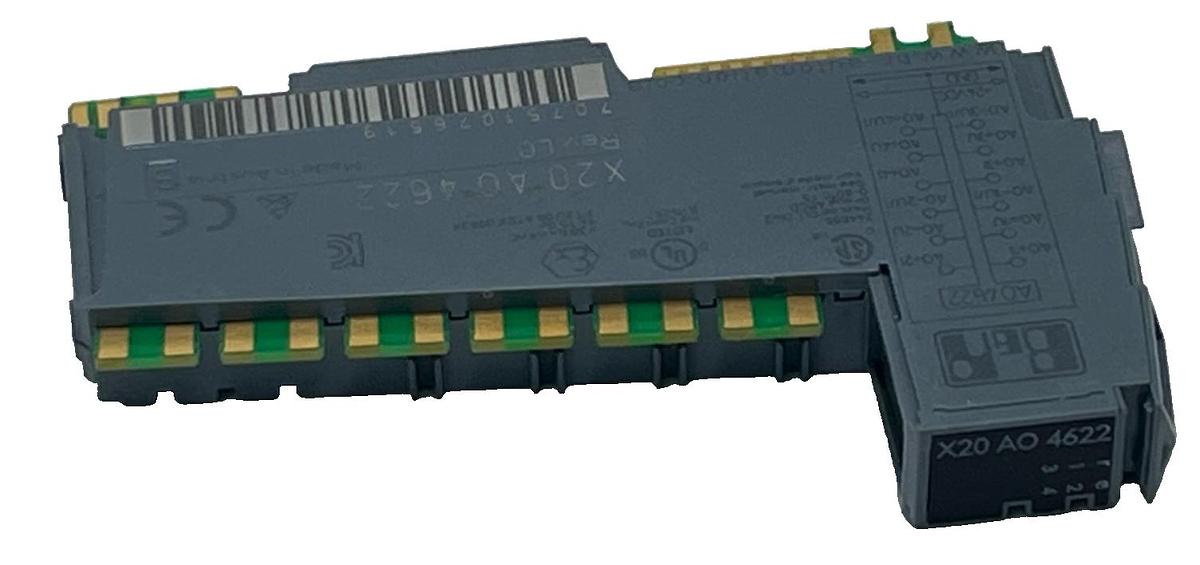 Used B&R X20AO4622 X20 Analog Output Module 4-Channel ±10V 0-20mA 13-Bit 0x1BA3 NSMP
