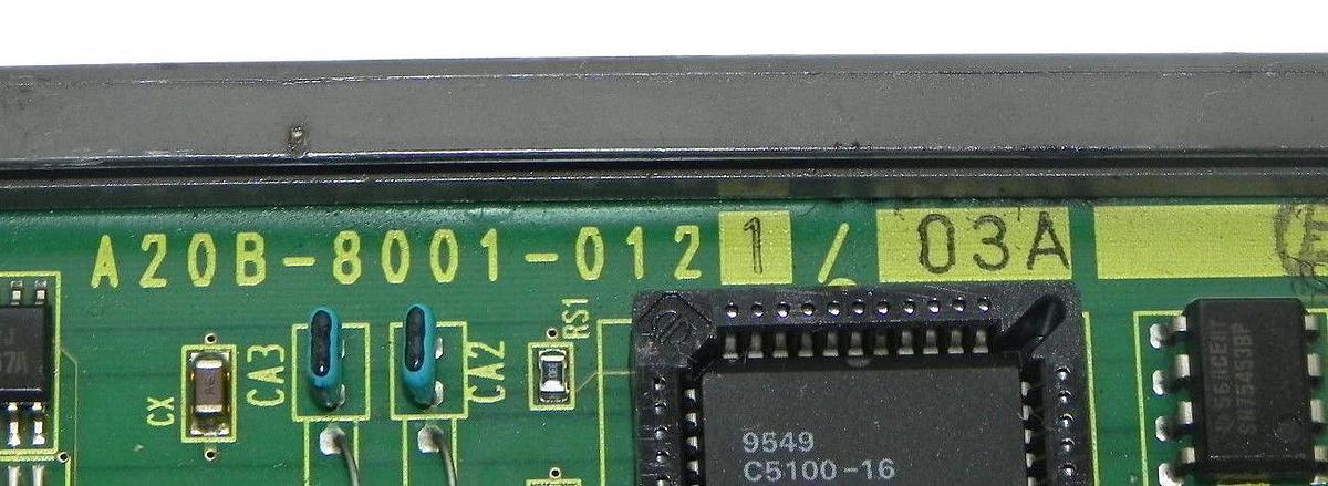 Used FANUC A16B-1212-0871/15C POWER SUPPLY BOARD W/ A20B-8001-0121/03A PROCESSOR