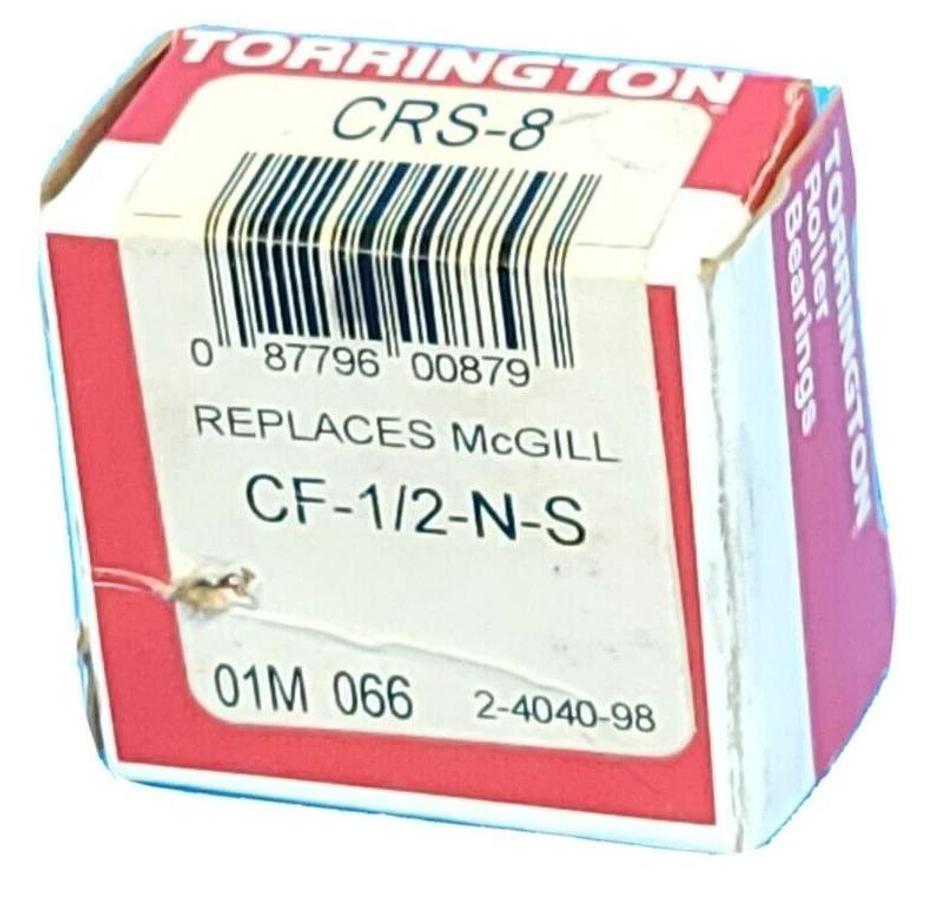 Used NIB TORRINGTON CRS-8 CAM FOLLOWER 1/2 INCH BORE 1/2 INCH STUD LENGTH