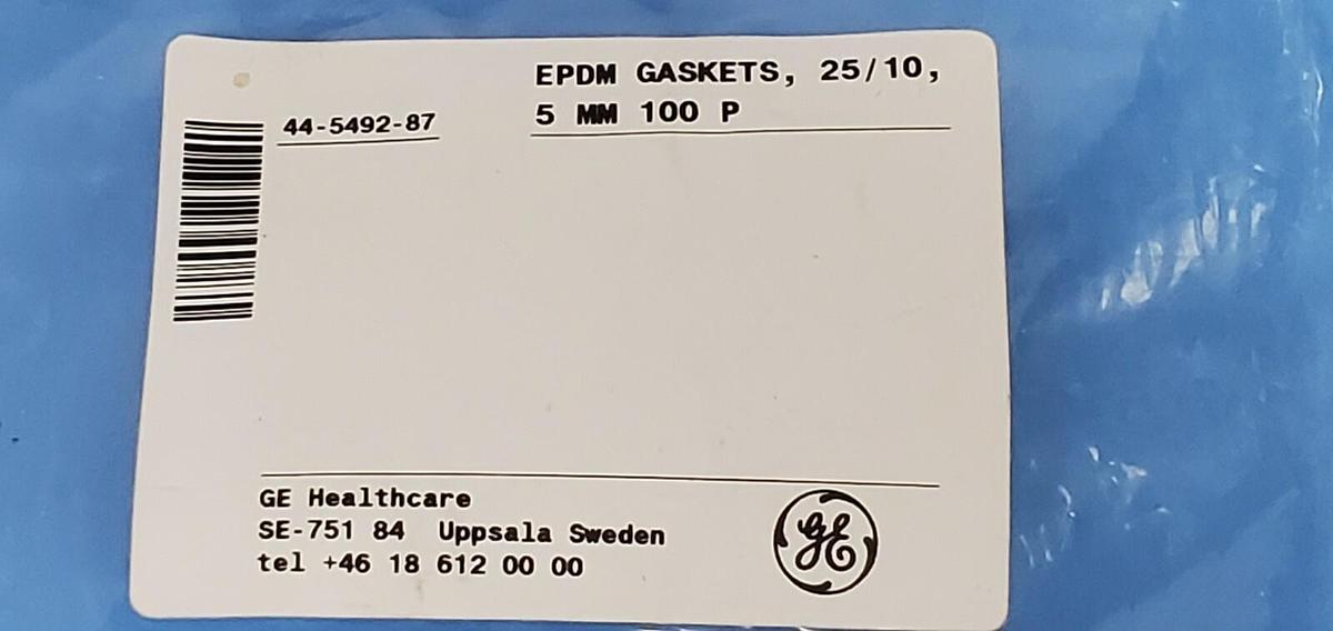 Used LOT OF 14 NEW GE HEALTHCARE 44-5492-87 EPDM GASKETS, 25/10 5MM 100 P