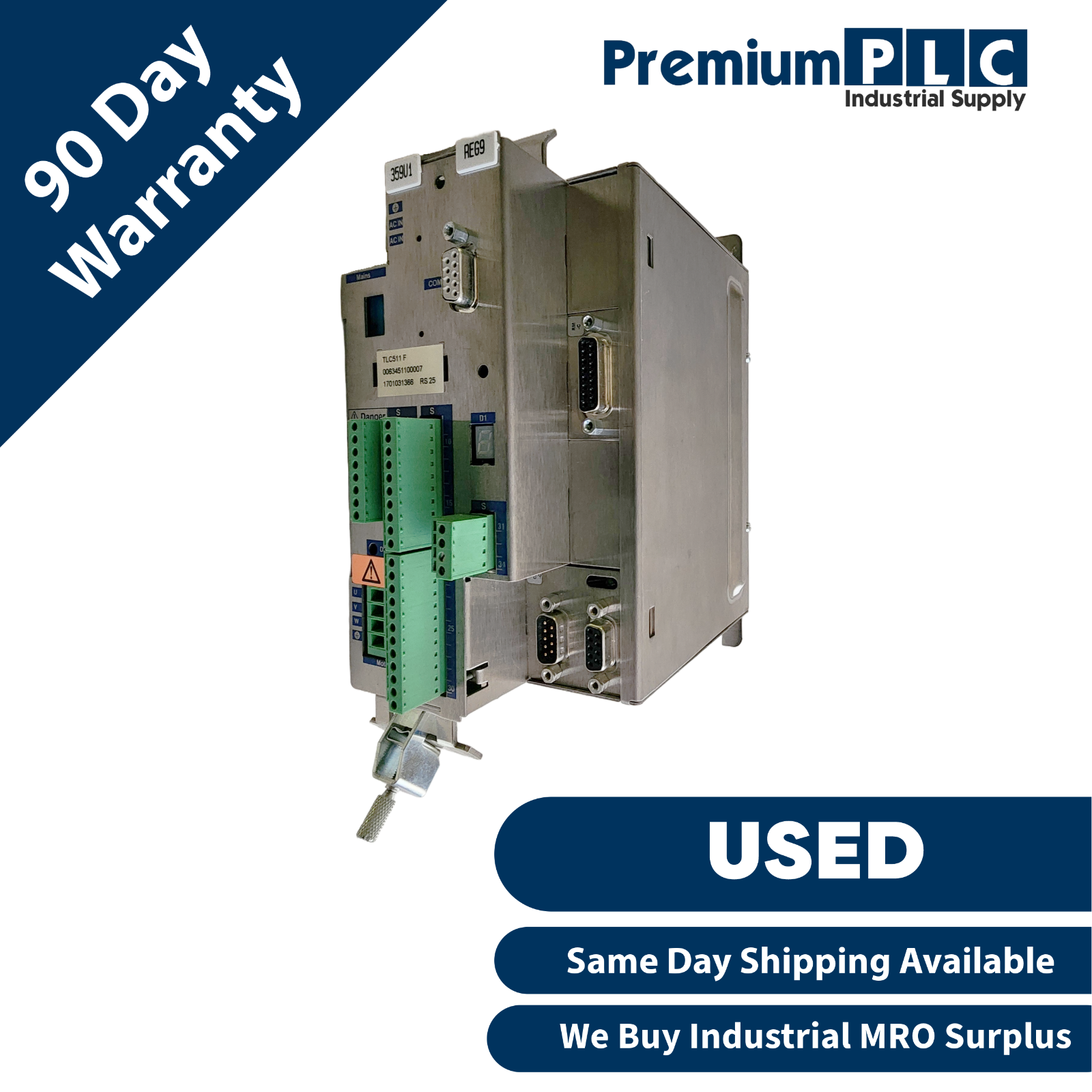 Used SCHNEIDER BERGER LAHR Positec TLC511 F TWIN LINE POSITIONING CONTROLLER TLC511F
