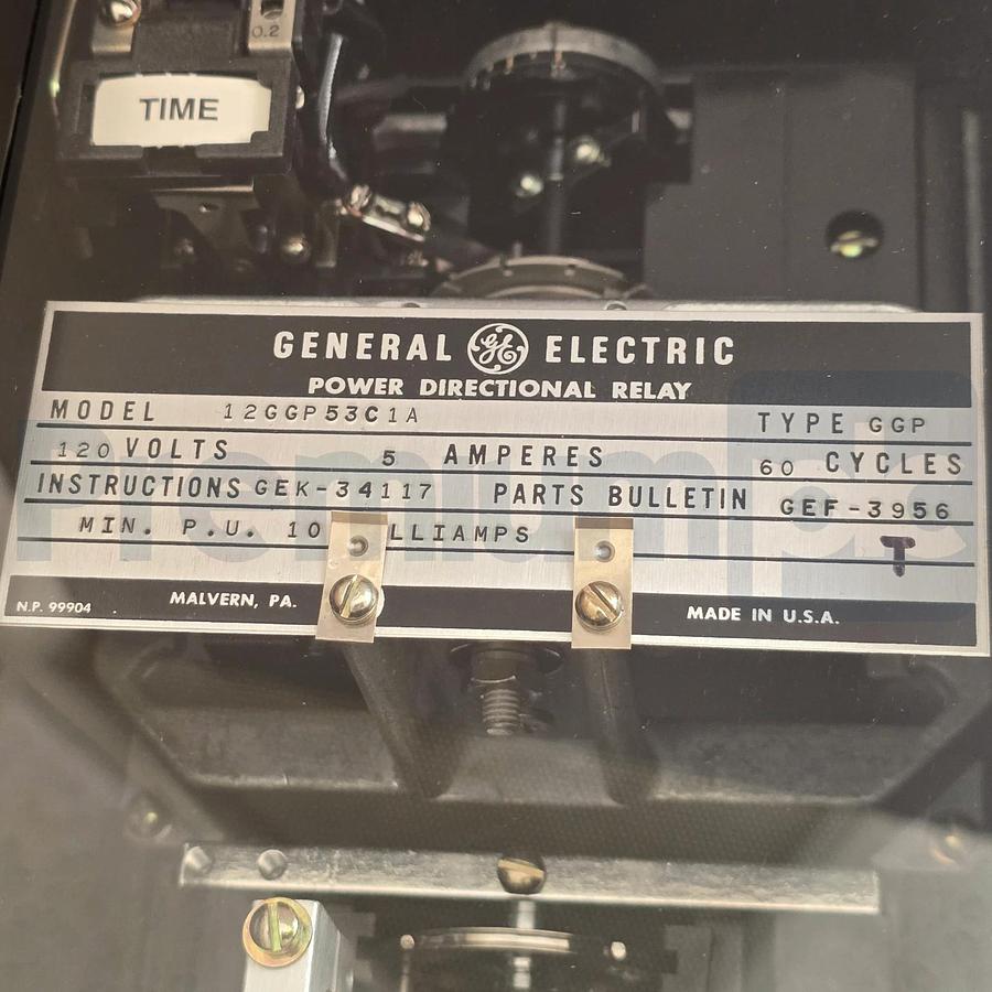 GE General Electric 12GGP53C1A Power Directional Relay GGP 53C1A 120V/60Hz 5A