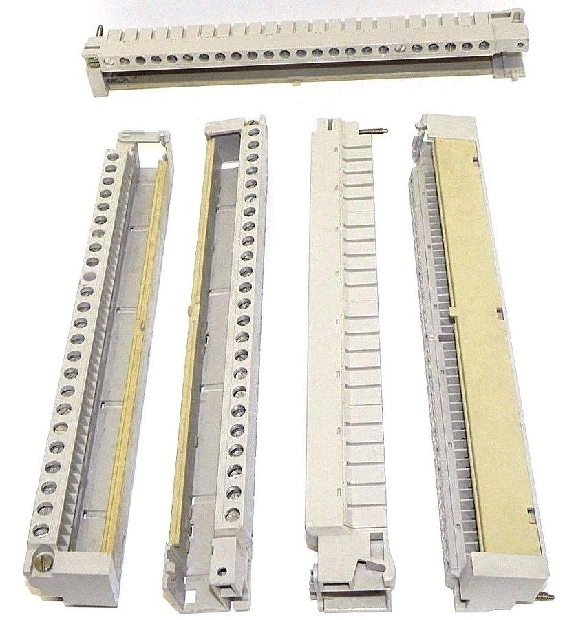 Used LOT OF 5 SIEMENS 1NEZ-811-0200 PLC TERMINAL STRIPS 1NEZ8110200