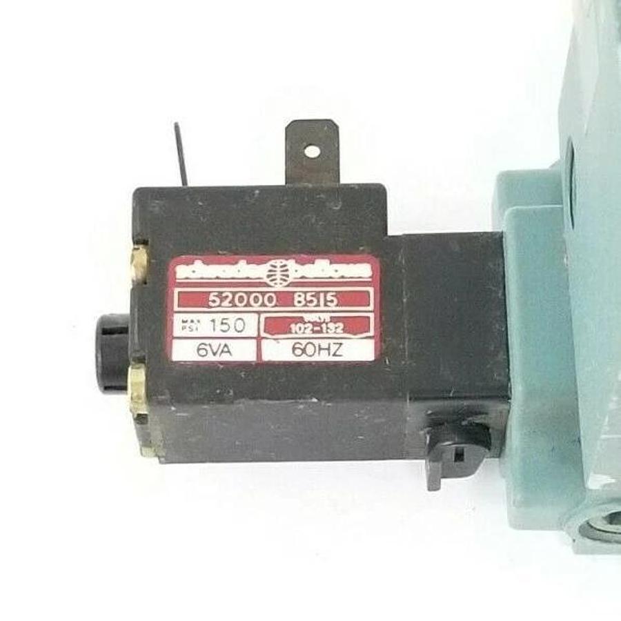 Used SCHRADER BELLOWS 52900-5515 VALVE 529005515, 520008515, 120V 60HZ, 4W