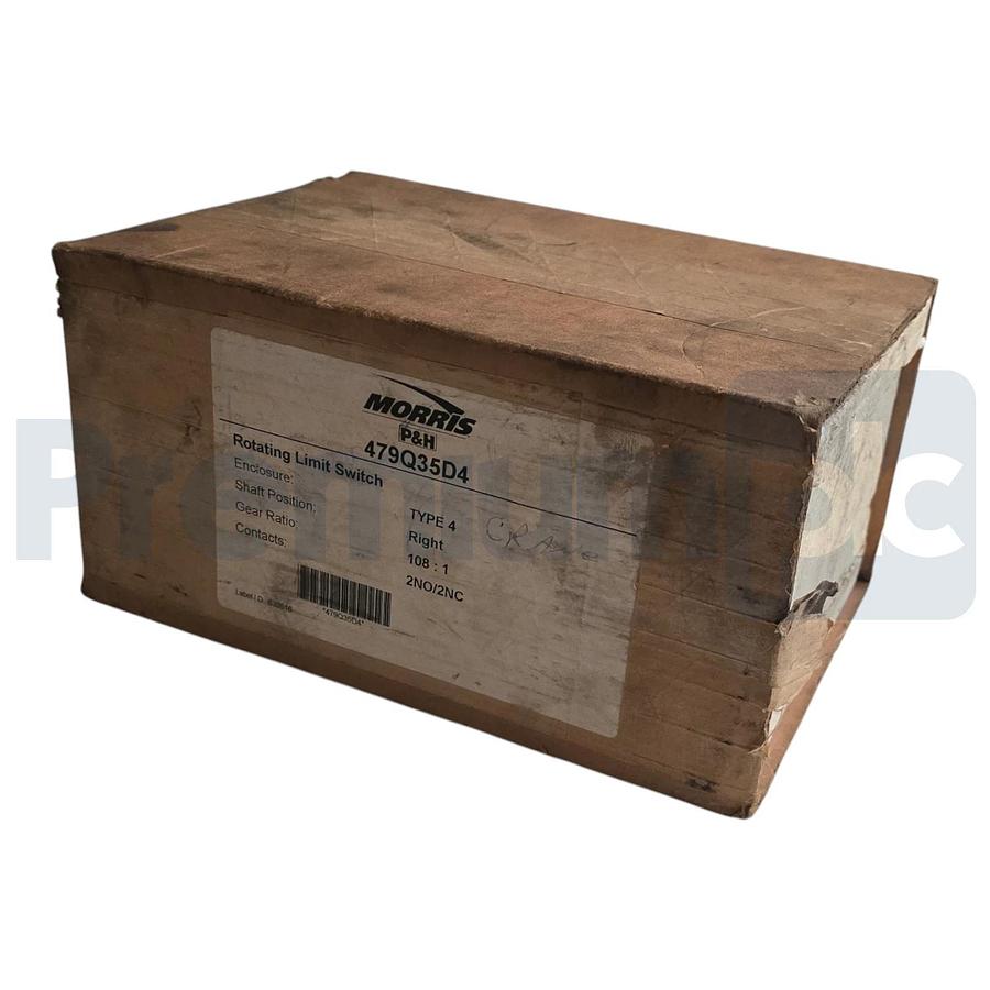 Morris P&H 479Q35D4 Rotating Limit Switch Type 4 Right 108:1 2NO/2NC NSMP