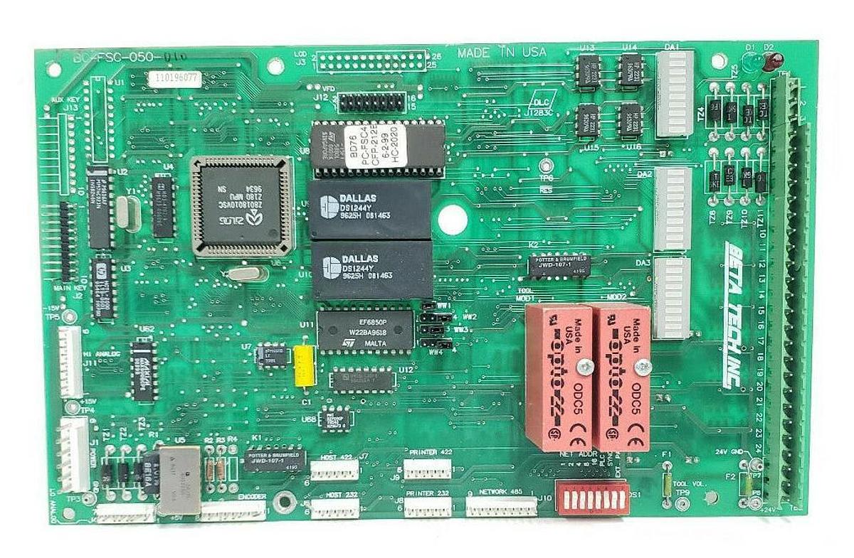 Used BETA TECH INC. BC-FSC-050-010 CONTROL BOARD 110196077 BCFSC050010