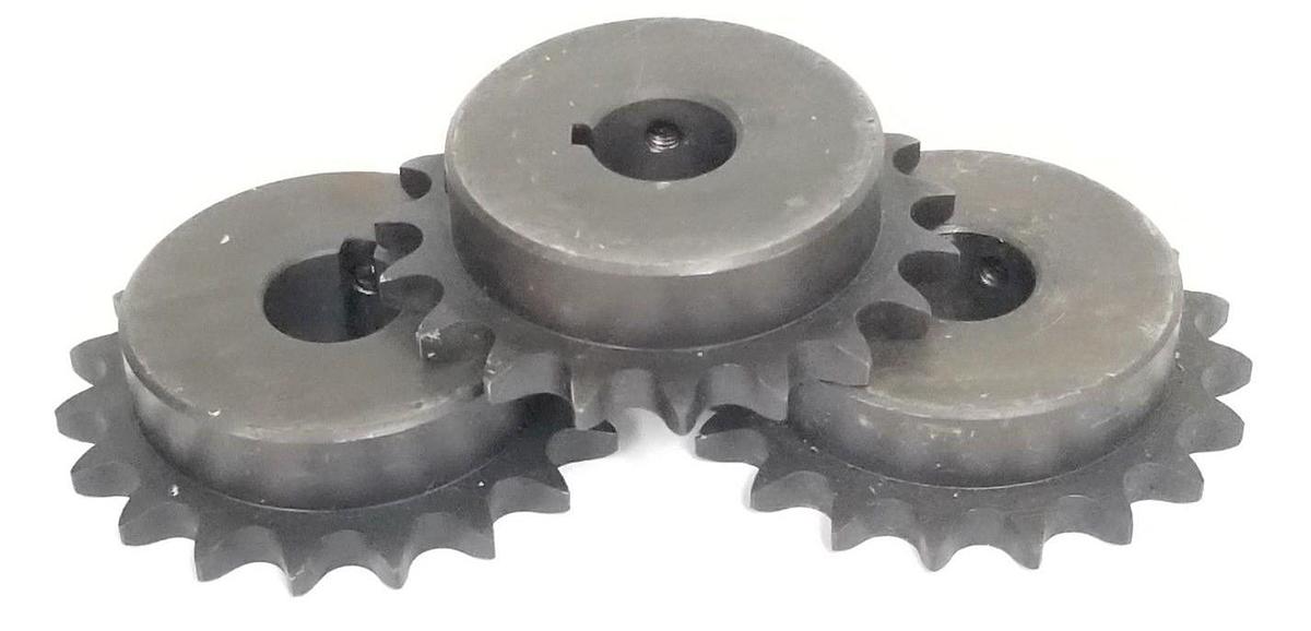 Used LOT OF 3 MARTIN 50B19F 100H SPROCKETS