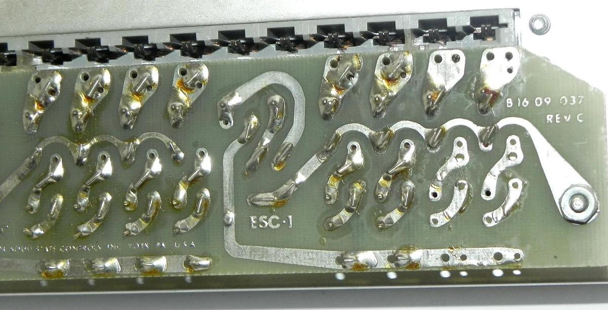 Used ISSC 340C-SDP PC BOARD MODULE 115VAC, W/ B-16-09-037 REV. C BOARD ESC-1