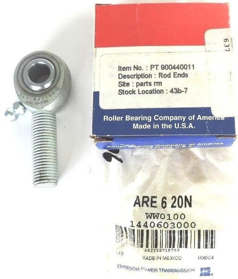Used NIB SPHERCO SEAL MASTER ARE 6 20N ROD END BEARING ARE620N