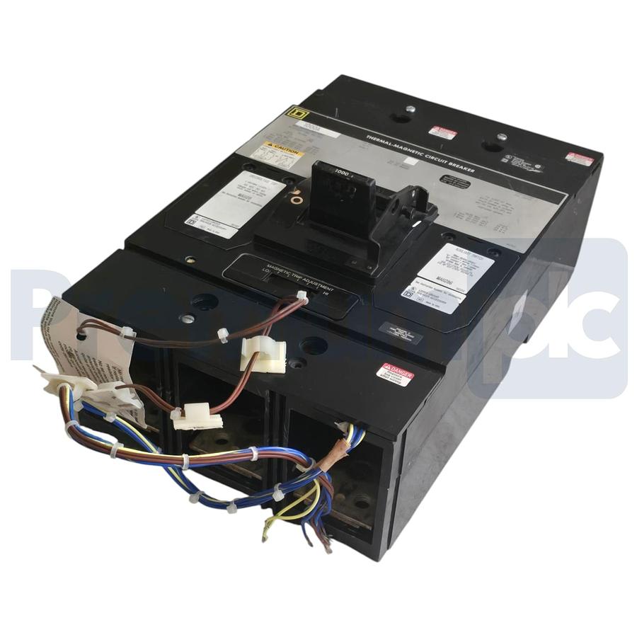 Used Square D MHL36100031DC1680 | MHL361000 1000A 3-Pole Circuit Breaker w/Trip USPI