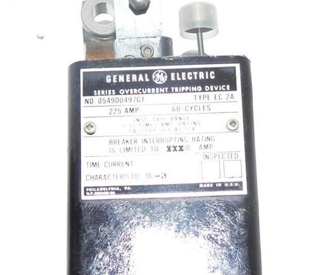 Used GENERAL ELECTRIC 0549D0497G1, TRIPPING DEVICE, EC-2A