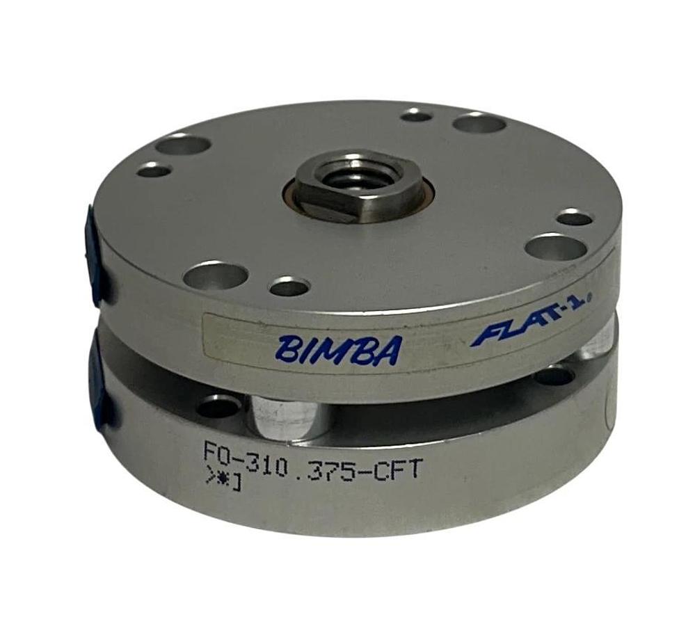 Used 2 BIMBA FO-310.375-CFT / FO310375CFT / F0-310.375-CFT CYLINDERS FLAT-1 NSNP
