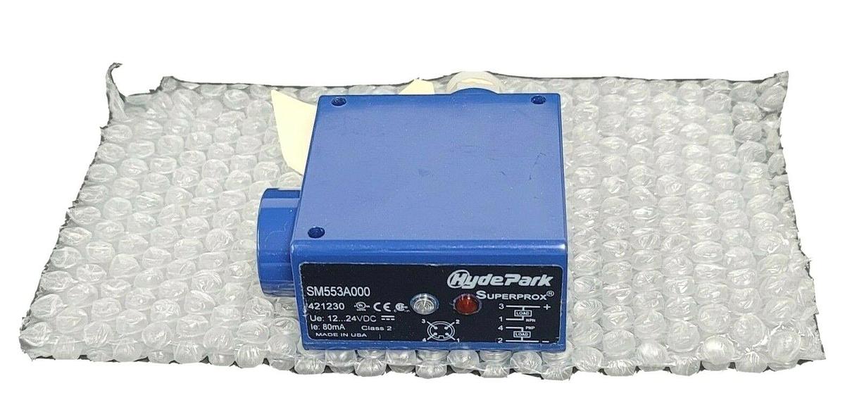 NIB SCHNEIDER ELECTRIC HYDE PARK SM553A000 ULTRASONIC PROXIMITY SENSOR