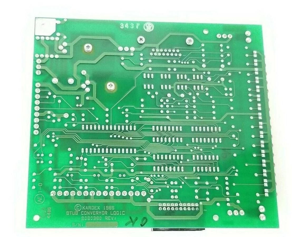 NEW KARDEX 2080381-001 STUB CONVERYOR LOGIC BOARD 2080381001 REV. D, 2080380