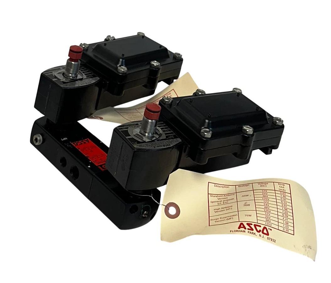 ASCO JBEF8551H302MO / 8551B402MO Red-Hat II SOLENOID SPOOL VALVE ASSEMBLY 24VDC