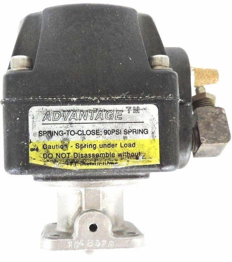 Used ITT INDUSTRIES S-A204 PURE-FLOW ADVANTAGE ACTUATOR W/ DIAPHRAGM PTPE, MAX: 90PSI