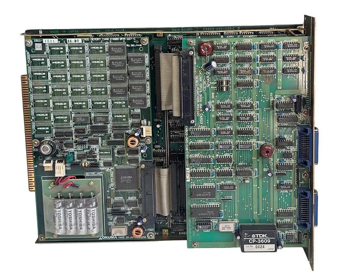 Used OKUMA E4809-045-035-C / E4809-045-167-C / E4809-045-038-C OPUS 5000 MAIN / MEM
