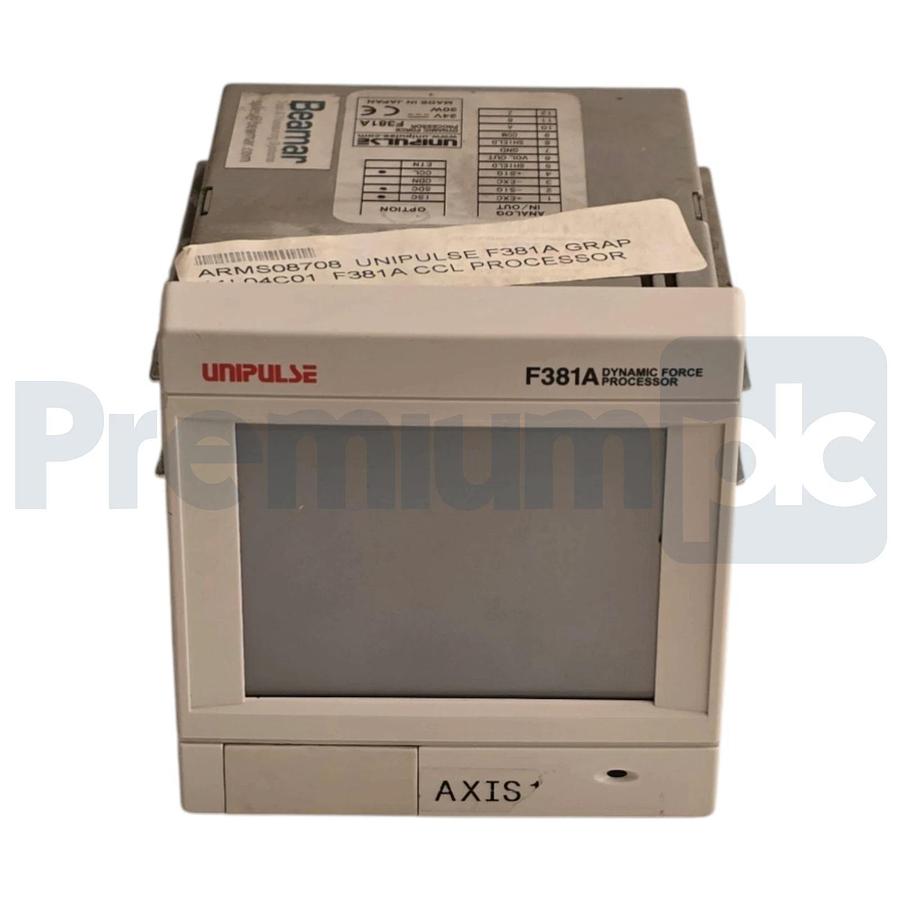 Used Unipulse F381A Dynamic Force Processor Digital Indicator/Display TFT 24VDC USPI