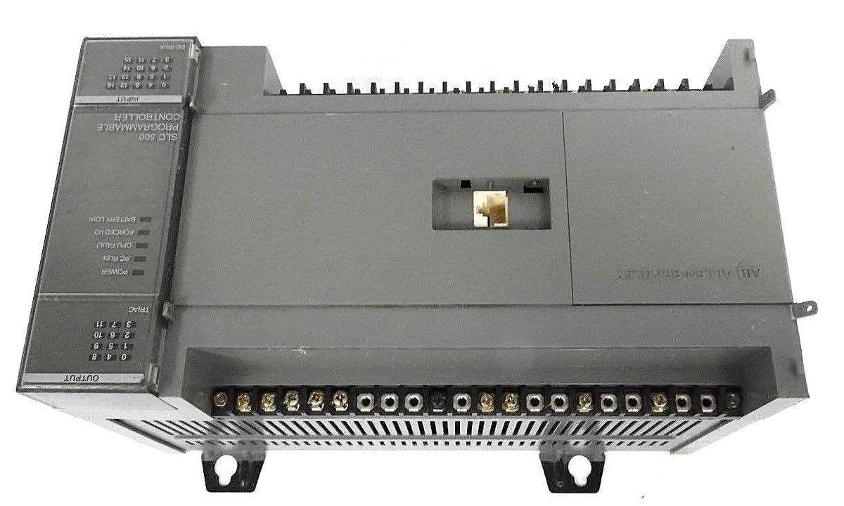 Used ALLEN BRADLEY 1747-L30D PROCESSOR UNIT 1747L30D SLC 500, 30 I/O, SER. B, FRN. 6