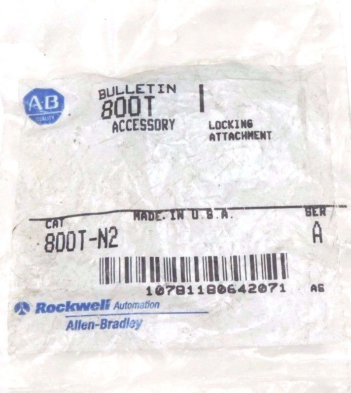 NEW ALLEN BRADLEY 800T-N2 LOCKING ATTACHMENT 800TN2 SER. A
