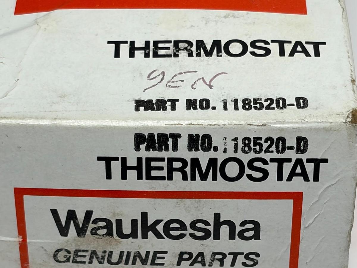 Used Waukesha Dresser Thermostat Part No. 118520-D Genuine OEM Parts New Surplus